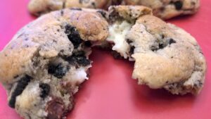 Cheesecake Stuffed Oreo Cookie — soft cookie with gooey cheesecake filling, Pompano Beach